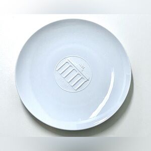 Vintage Porcelain KPM BERLIN Brandenberger Tor Bisque Relief Medallion Plate